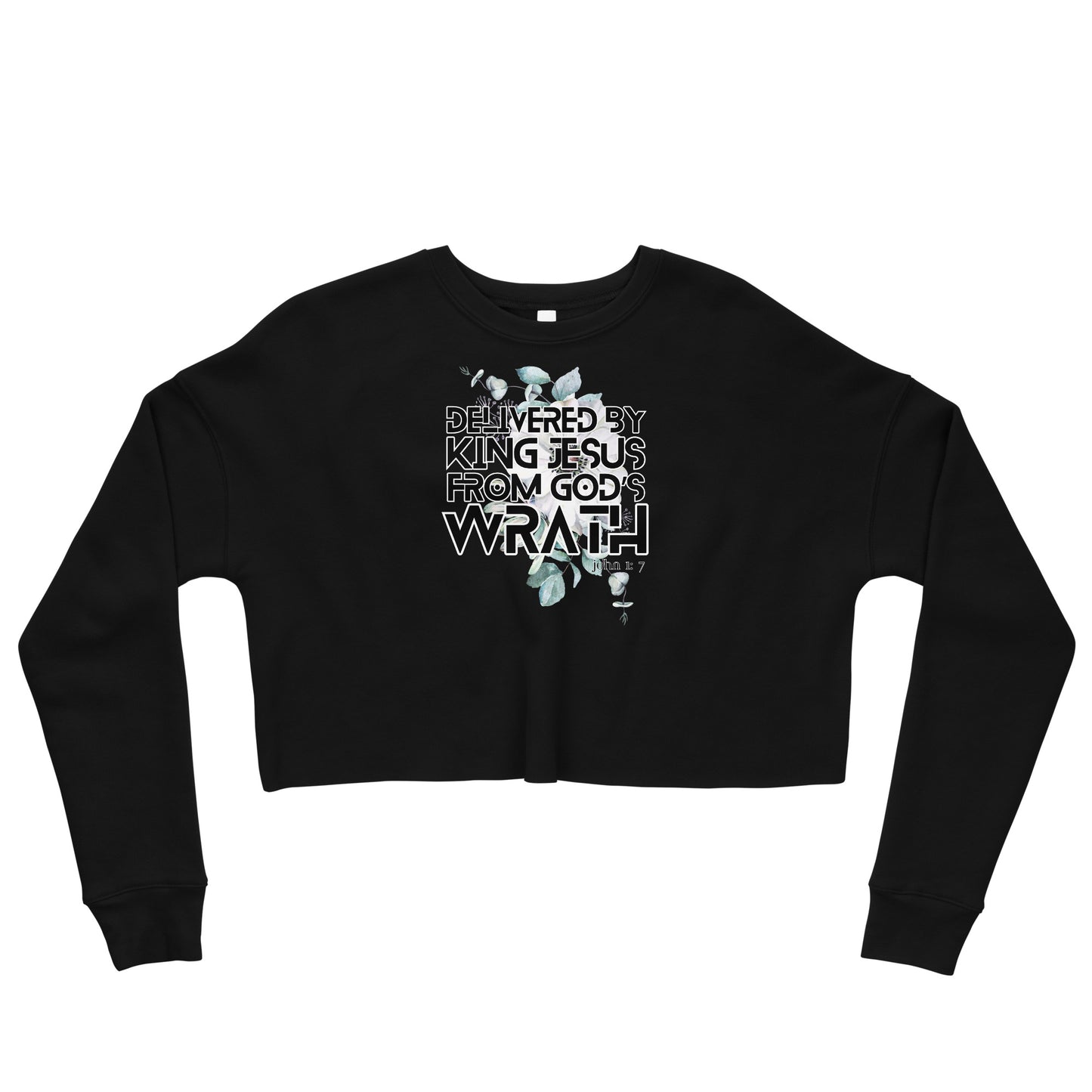 "Deliverance" - (black) Crop Sweatshirt